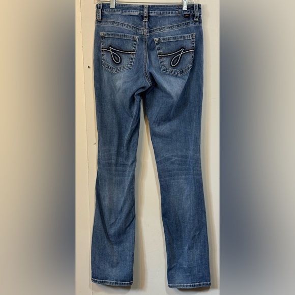 Jag Jeans Mid Rise Straight Leg Stretchy Denim Womens Size 4 - Picture 6 of 11
